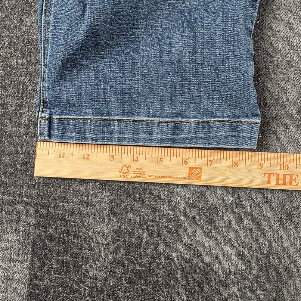 Prana‎ Jeans Straight Leg Men's 35x32 Blue Denim Medium Wash Organic Cotton Prep - Picture 4 of 15